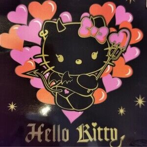 Sanrio Hello Kitty Devil Purse Mini Tote Bag Black Pink Kawaii Goth Emo Punk Y2K